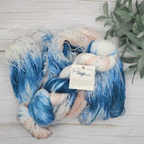 Wild Sage Wool - Rosemary Fingering Shimmer (Dancing River)