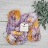 Wild Sage Wool - Rosemary Fingering Shimmer (Feathers & Gold)
