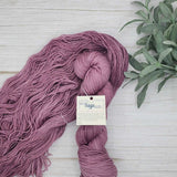 Wild Sage Wool - Rosemary Fingering Shimmer (Plum Petals)