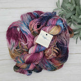 Wild Sage Wool - Rosemary Fingering Shimmer (Blossom & Fern)
