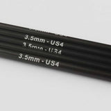 6" Karbonz Double Point (Knit Pro)