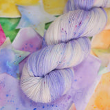 Bad Sheep Yarn - Fingering (Lavender Macrons)