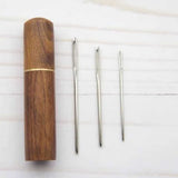Wooden Needle Storage Case