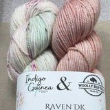 Indigo Guinea Fiber - Raven DK (WBYC Custom Colorway)