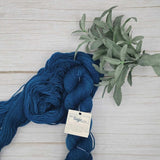 Wild Sage Wool - Rosemary Fingering Shimmer (Frosted Twilight)