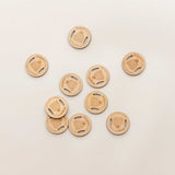 Wood Pom-Pom Button