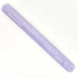 Sock Sizing Bracelet Ruler (Lavender)