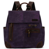 Della Q - Maker's Canvas Midi Backpack (Purple)