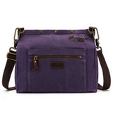 Della Q - Maker's Canvas Rucksack (Purple)