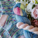 A Chick That Knitz - Assigned Pooling Deluxe Sock (Apple Blossom)