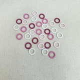 Small Stitch Markers (Pink)