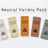 Made with Love | Fold Over Tags