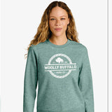 WBYC Fleece Crew Sweatshirt (Heathered Dusty Sage)