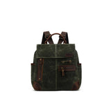 Della Q - Maker's Canvas Midi Backpack (Olive)