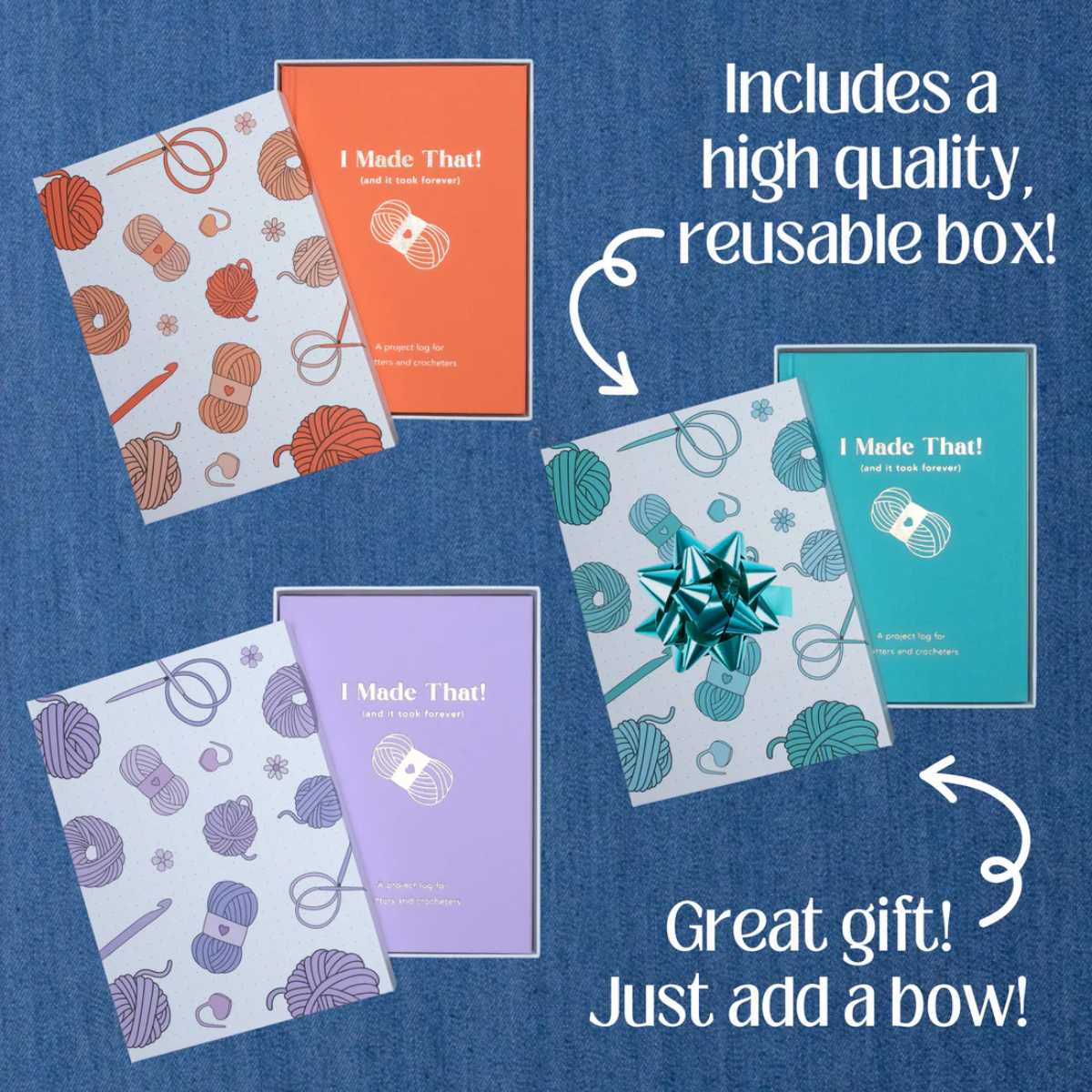 Project Log for Knitters + Crocheters (I Made That!)