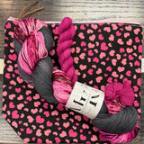 Handmade Bag & Sock Set (Hearts)