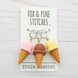 Stitch Markers (Ice Cream)
