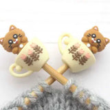 Stitch Stoppers (Coffee Cat)