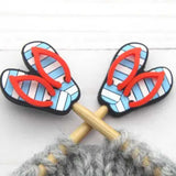 Stitch Stoppers (Striped Flip Flops)
