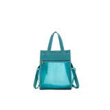 Della Q - Maker's Tall Mesh Tote (Teal)