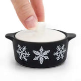 Pyrex Inspired (Black Snowflake)