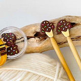 Three by the Sea Designs - Needle Stoppers (Ice Cream, Chocolate)