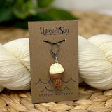 Three by the Sea Designs - Stitch Marker (Ice Cream Social, Vanilla)
