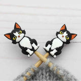 Stitch Stoppers (Black & White Cat)