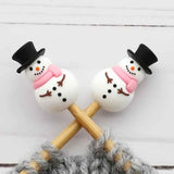Stitch Stoppers (Pink Scarf Snowman)