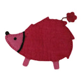 Hedgehog Felt Notions Bag (Pink)