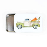 Stitch Marker Storage Tin (Pumpkin Truck)