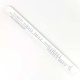 Sock Sizing Bracelet Ruler (White)