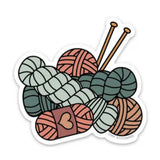 Knitting Love Magnet