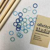 Large Stitch Markers (Cool Tone Collection)