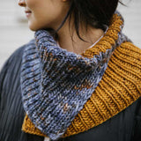 Double Split Color-Blocked Cowl Pattern