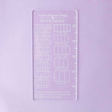 Quick Gauge Ruler (White)