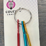 Coley Craft Fast Fix Crochet Hooks Key Ring
