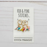 Stitch Markers (Colorful Birds)