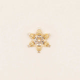 Ikigai - Snowflake Crystal Brooch