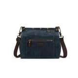 Della Q - Maker's Canvas Rucksack (Dark Blue Gray)