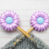 Stitch Stoppers (Purple Shimmer Daisy)
