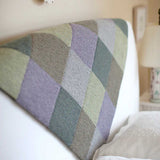 Big Garter Blocks Throw & Afghan Pattern
