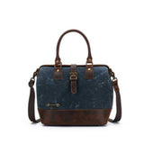 Della Q - Maker's Canvas Satchel (Blue)
