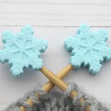 Stitch Stoppers (Blue Snowflake)