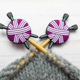 Stitch Stoppers (Pink Yarn Ball)