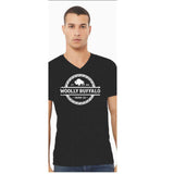 WBYC V-Neck T-Shirt (Solid Black)