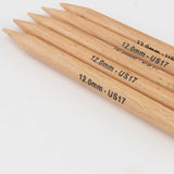 8" Basix Beech Double Point Needles