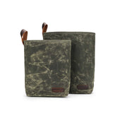 Della Q - Maker's Canvas Knit Sacks (Set of 2, Olive)
