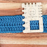 Chubby Sheep Crochet Gauge Square