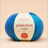 SIRDAR - Jewelspun Ombre Aran (Midnight Blues)
